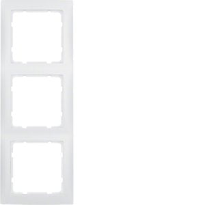 Berker - Abdeckrahmen Rahmen 3f.pws matt 10139909 senkrecht/waagerecht