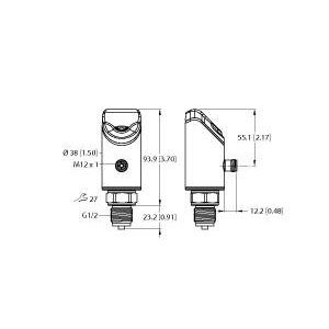 Turck - Druckschalter Drucksensor PS510-25V #100001552 Druck:-1 ... 25 bar