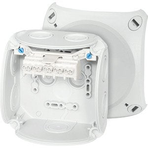 Hensel - Dose, Gehäuse für Montage auf der Wand/Decke Kabelabzweigkasten DK 0402 G 1,5-2,5qmm − 1 Stück by Hensel
