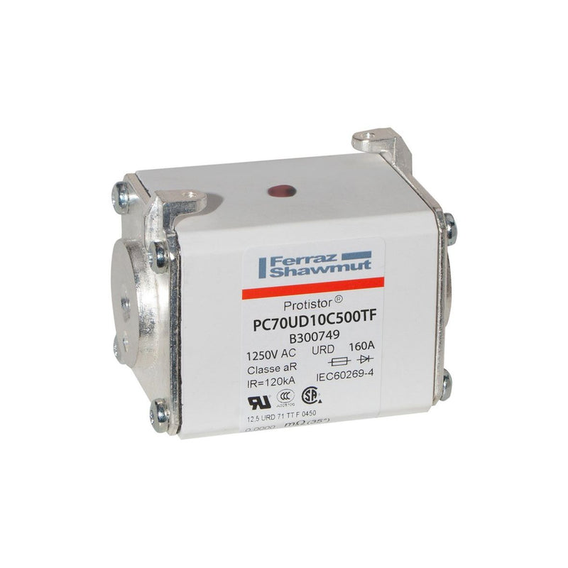 Mersen - HRC-Sicherung Sicherungseinsatz aR PC71UD13C160TF Gr.71 AC1250V 160A − 3 Stück