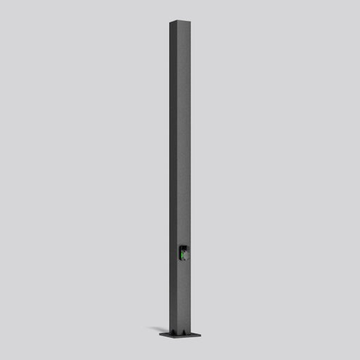 RZB - Ladestation E-Mobility Mast mit Wallbox 811436 1x22kW, anthr