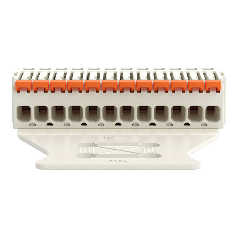 WAGO - Kabelsteckverbinder für Leiterplattensteckverbinder 1-Leiter-Federleiste 27341112327000300000 PushinCAGECLAMP,lgr − 25 Stück