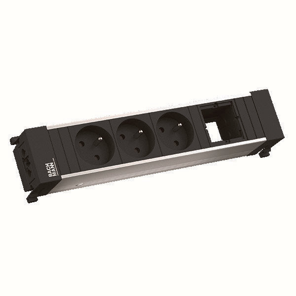 Bachmann - Mehrfachsteckdose Steckdosenleiste 909.011 3xUTE 1xABD