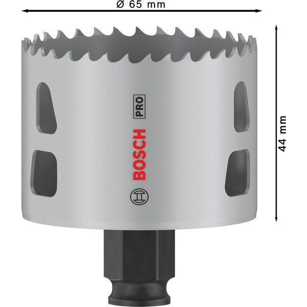 Bosch - Lochsäge PRO Multi Material PC Plus 2608594396 Lochsäge, 65 mm