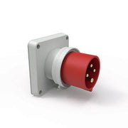 Bals Elektrotech - CEE-Gerätestecker (IEC 60309) Flansch-Gerätestecker 16A 28100 4p 400V 6h IP44