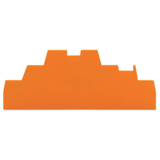 WAGO - Abschluss- und Zwischenplatte für Reihenklemme Distanzplatte 280-336 orange − 50 Stück