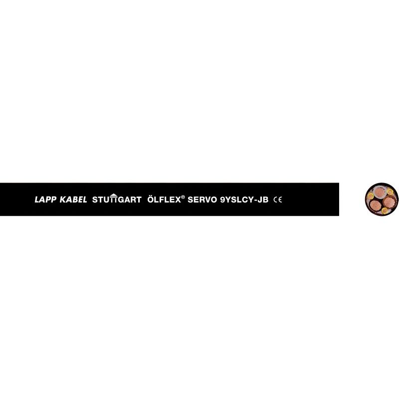 Lapp Kabel&Leitung - Energiekabel >= 1 kV, für ortsveränderlichen Einsatz ÖLFLEX SERVO 9YSLCY-JB 0037021 3X25+3G4 BK