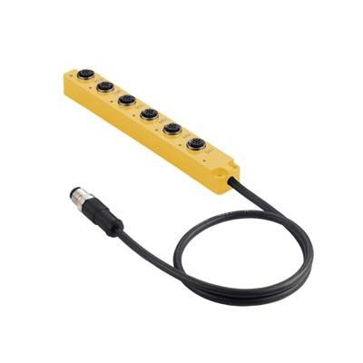 Leuze - Passiver Sensor-/Aktor-Verteiler (mit Leitung) Sensor-Modul AC-SCM7U-BT