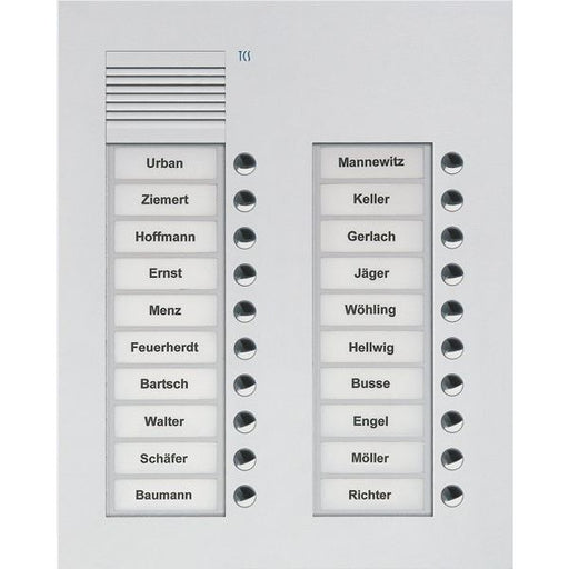 TCS Tür Control - Türstation für Türkommunikation Türsprechstelle PUK20/2-EN − 1 Stück by TCS Tür Control
