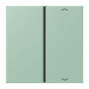Jung - Abdeckung/Bedienelement für Installationsschalterprogramme Taste 1fach m. Pfeilsymb. LC 401 TSAP 217 vert anglais clair