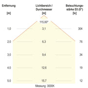 EVN Lichttechnik - Decken-/Wandleuchte LED-Einbaupanel LDR170125
