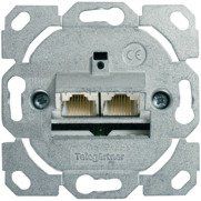 Telegärtner - Kommunikationsanschlussdose Kupfer AMJ45 8/8 Up/0 100022956 Cat.6A ohne Z-Pl