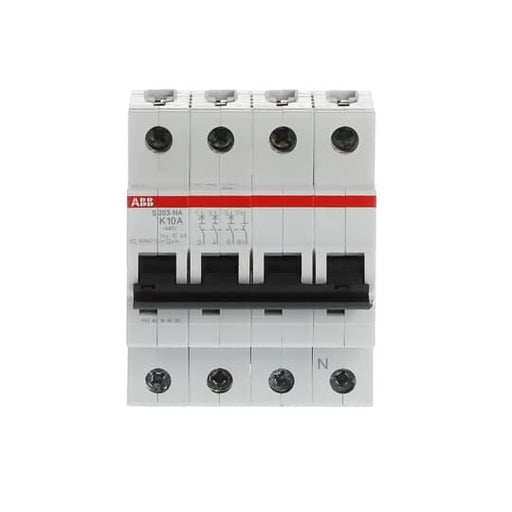 ABB Stotz S&J - Leitungsschutzschalter Sicherungsautomat S203-K10NA K,6kA,10A,3P+NA