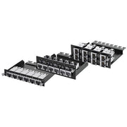Telegärtner - System-Patchpanel Kupfer HD3-ES RJ45-Modul 100021645 1 HE für 8x AMJ-S