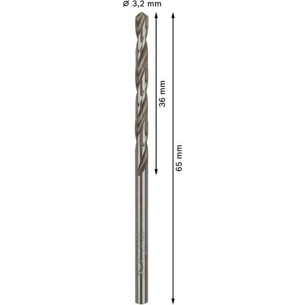 Bosch - Bohrer PRO Metal HSS-G 2608595056 Spiralbohrer 3,2 x