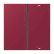 Jung - Abdeckung/Bedienelement für Installationsschalterprogramme Taste 1fach m. Pfeilsymb. LC 401 TSAP 255 le rubis