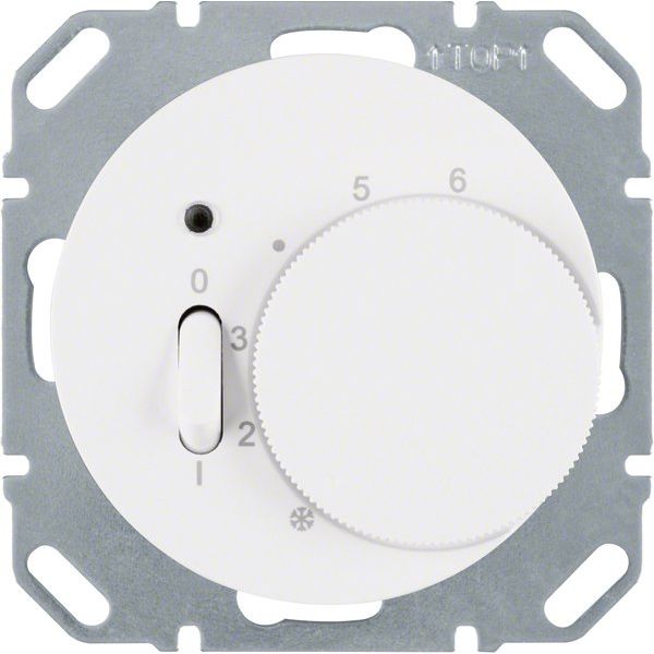 Berker - Raumthermostat Temperaturregler pows/gl 20302089 Öffner/Zentralstück