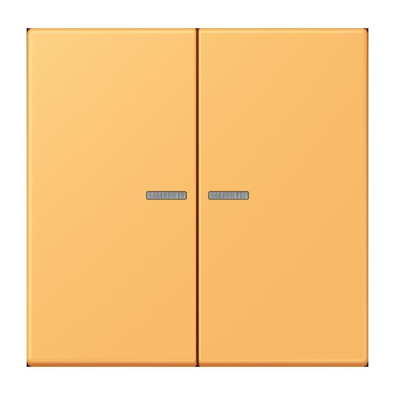 Jung - Bedienelement intelligent Taster 2fach BT LC 17102 254 ocre jaune clair
