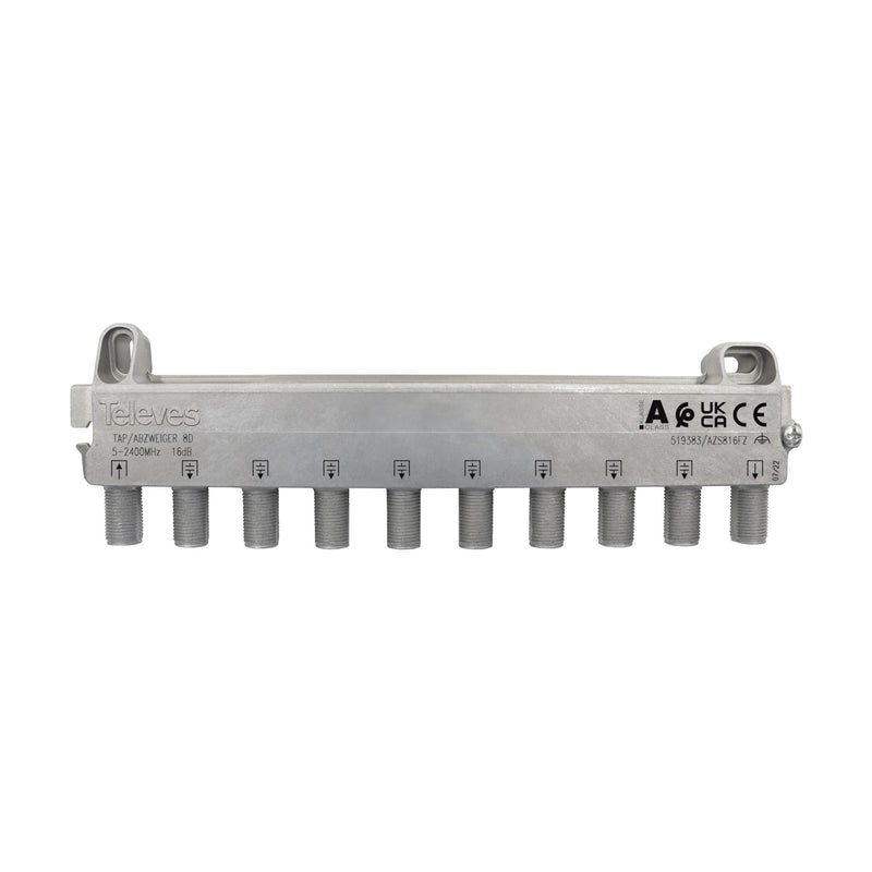 Televes - Abzweiger und Verteiler Abzweiger 4f AZS816FZ 16 dB, 5-2400 MHz