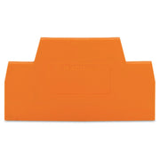 WAGO - Abschluss- und Zwischenplatte für Reihenklemme Abschlußplatte 280-341 orange − 25 Stück