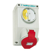 Walther Werke - CEE-Steckdose abschaltbar, abgesichert (IEC 60309) Wandsteckdose 32A AT130407 4P 500V 7h IP44