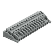 WAGO - Kabelsteckverbinder für Leiterplattensteckverbinder 1-Leiter-Federleiste 231-114/037-000 CAGECLAMP,2,5 mm²,gr − 25 Stück