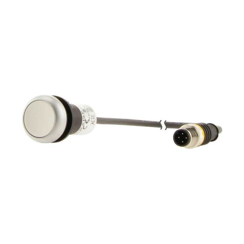 Eaton - Drucktaster, Komplettgerät Drucktaste flach tastend C22-D-W-K10-P5 1S 4polig 1m weiß