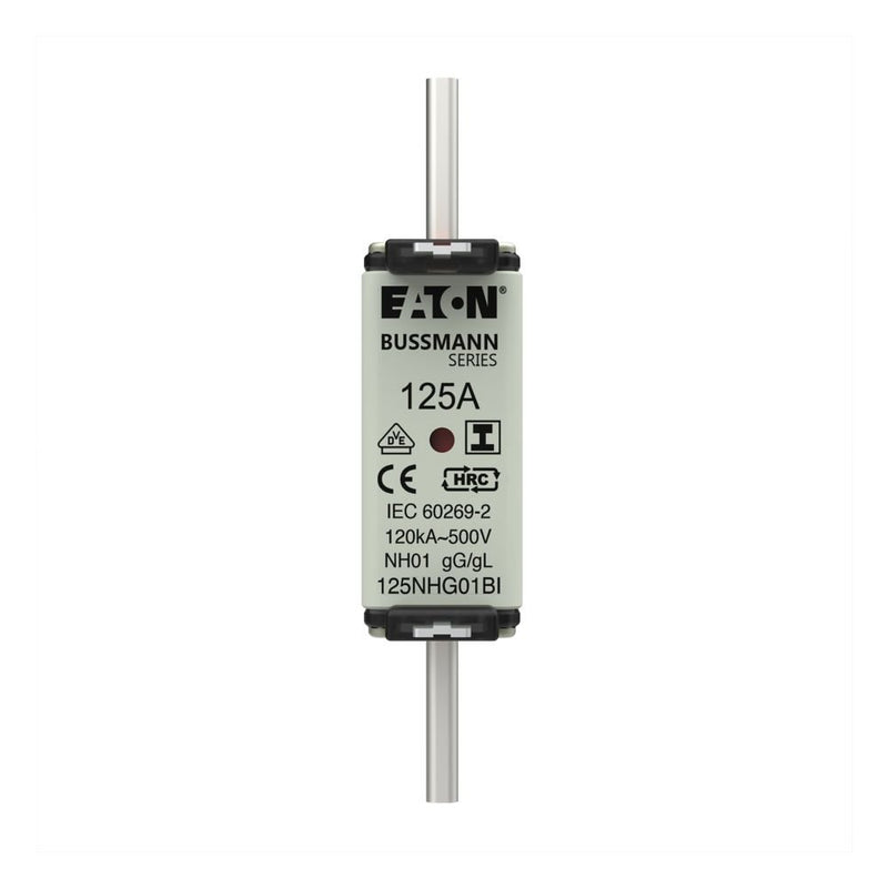 Eaton - Messersicherung Sicherungseinsatz Nieders. 125NHG01BI 125A AC 500V 120kA − 3 Stück