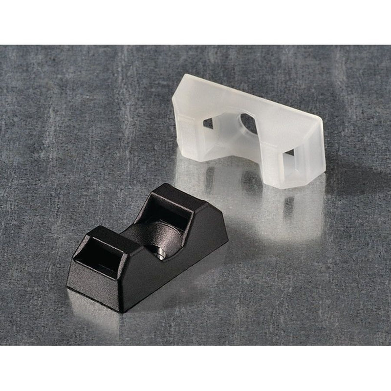 HellermannTyton - Befestigungssockel und -element für Kabelbinder Montagesockel CTQM5-PA66-BK-C1 21x9,5mm schwarz − 100 Stück