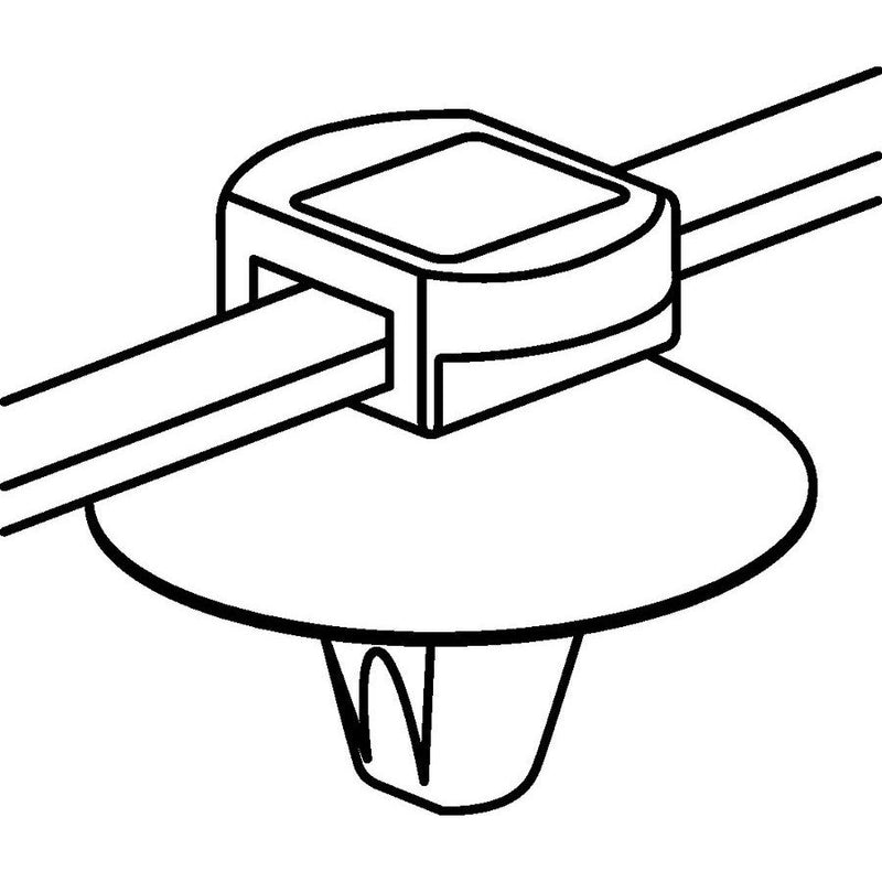 HellermannTyton - Kabelbinder Befestigungsbinder 150-37691(500) 200x4,6 schwarz − 500 Stück