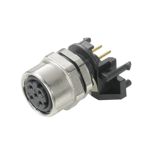 Weidmüller - Rundsteckverbinder, Einbau (PCB) Stecker IE-M12-PCBCE-PANEL M12 − 10 Stück
