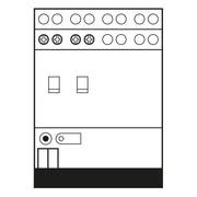 Jung - Bussystem-Schaltaktor KNX Schaltaktor 2-fach 2302.16 REGHM 16A − 1 Stück