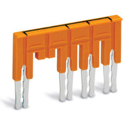 WAGO - Querverbinder/Brücker für Reihenklemme Brücker isoliert orange 282-435/300-000 isoliert,orange − 10 Stück