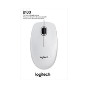 Logitech - Computermaus Maus B100 USB ws Optisch,Business