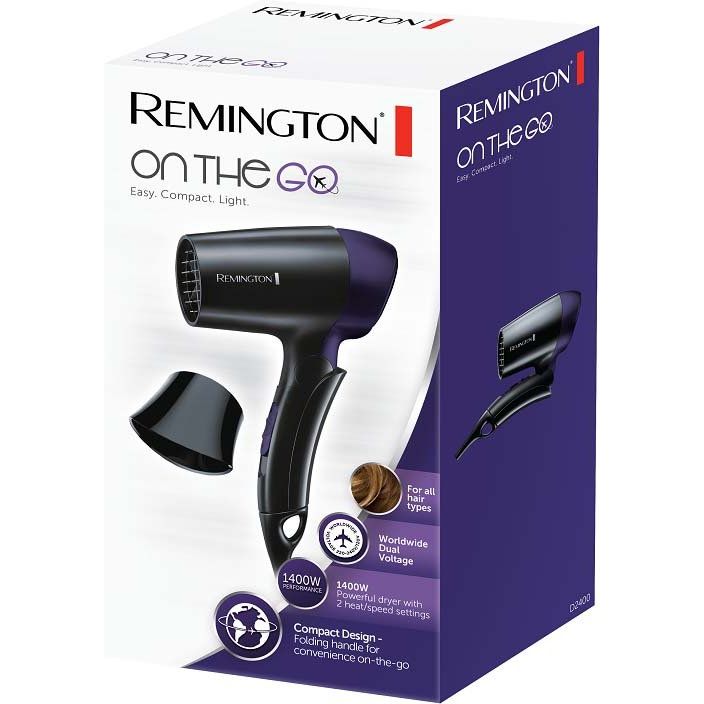 Remington - Haartrockner/Haarstyler Haartrockner D2400 Reise − 1 Stück