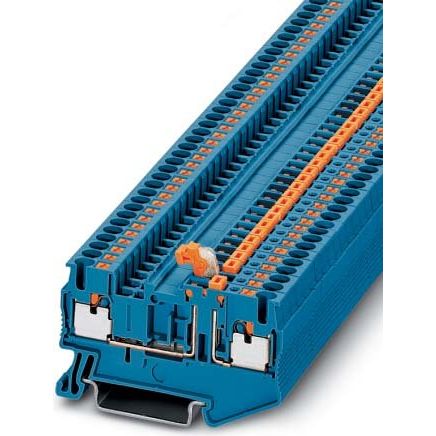 Phoenix Contact - Trenn- und Messtrenn-Reihenklemme Durchgangsreihenklemme PT 2,5-MT BU 0,14-4qmm, 5,2mm, bl − 50 Stück