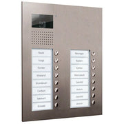 TCS Tür Control - Türstation für Türkommunikation Video color Außenstation V AVU15160-0030 PUK 16 Tasten 2-spal