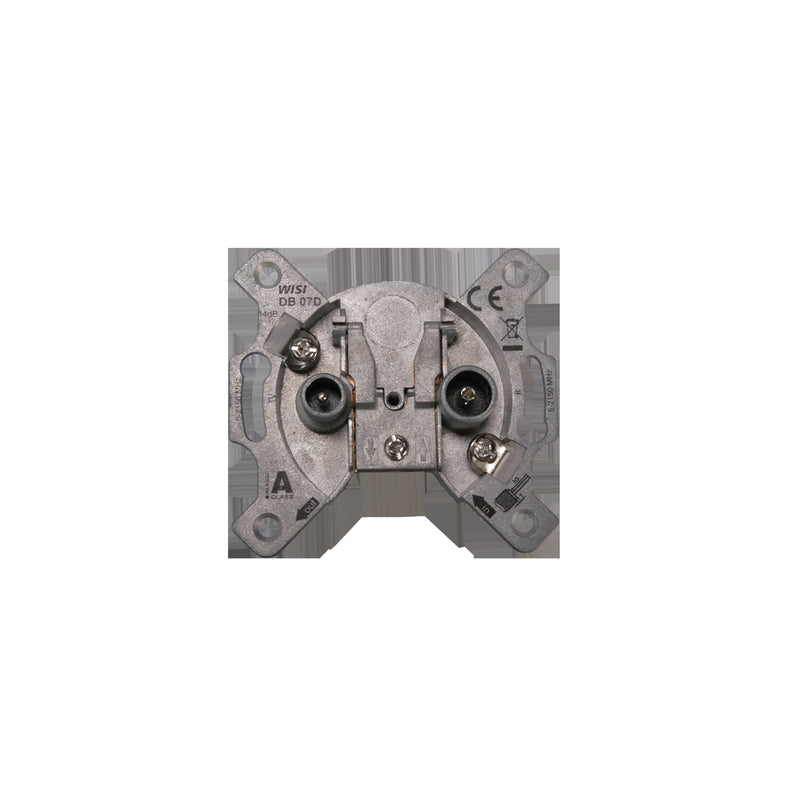 Wisi - Antennensteckdose Universal Antennendose DB 07 D Durchgangsdose,14dB  − 1 Stück
