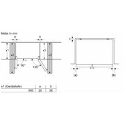 Bosch - Kühl-/Gefrierkombination Kühl/Gefrierkombi SbS KAG93AIEP Serie6