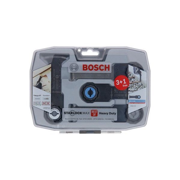 Bosch - Systemzubehör für Oszillator Starlock Best of Heavy 2608664132 Duty Set für