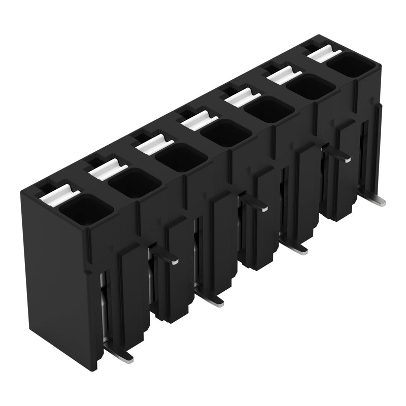 WAGO - Leiterplattenklemme THR-Leiterplattenklemme 2086-3227/997-607 Drücker,1,5mm²,sw − 1660 Stück