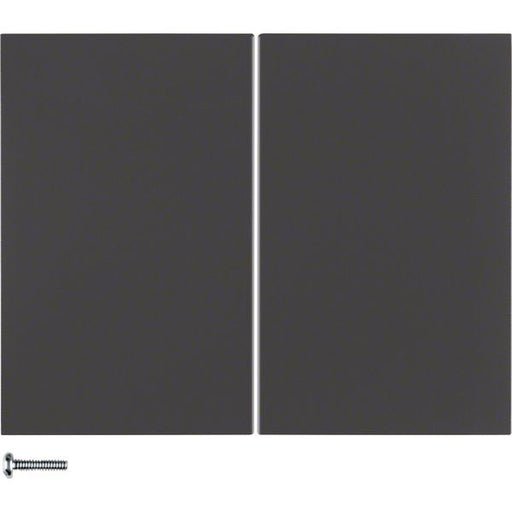 Berker - Bedienelement intelligent Taste 2fach 85142175 anthrazit matt, lack
