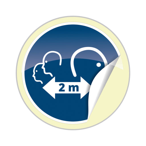 Cimco Werkzeuge - Warn-/Hinweisschild Gebotsschild 182824 Abstand halten