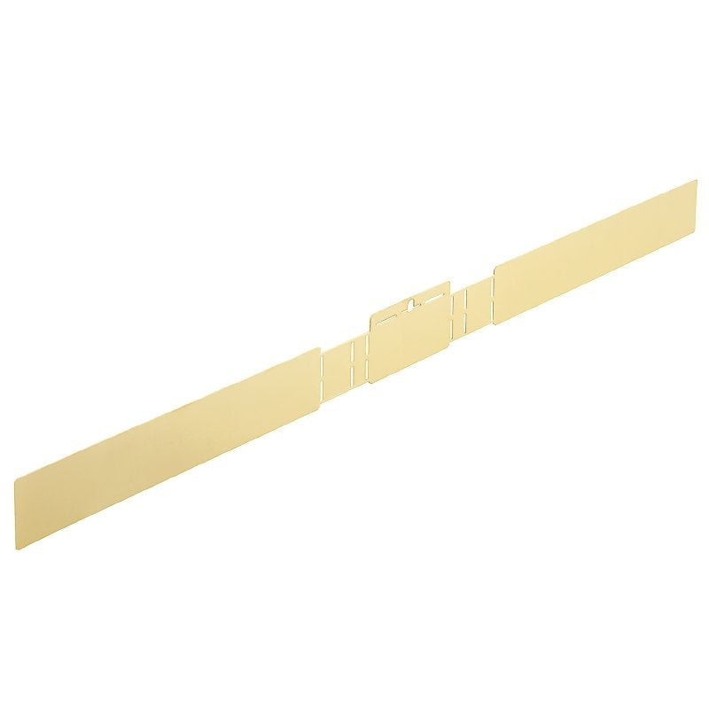 Weidmüller - Komponente für Erdung/Potentialausgleich (Schaltschrank) Erdungsplatte KLIPPON COPL 256012 85,5mm, Messing − 5 Stück