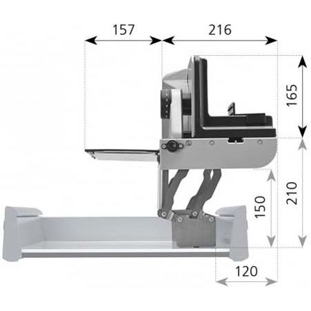 Ritterwerk - Allesschneider EB-Multischneider AES 62 SRH si Metallausführung
