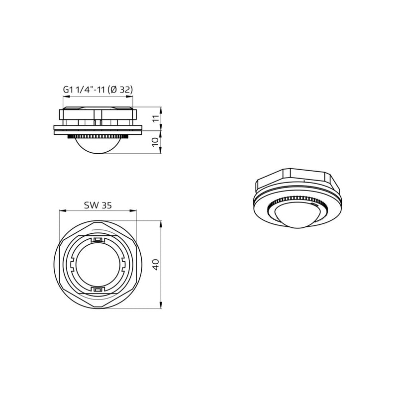 BEG Brück Electronic - Zubehör/Ersatzteile für Bewegungsmelder Abdeckung 92958