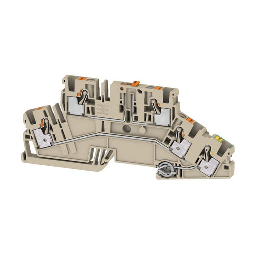 Weidmüller - Trenn- und Messtrenn-Reihenklemme Klemme A2T 4 DT-FT-PE PUSH IN, 4 mm² − 50 Stück