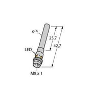 Turck - Induktiver Näherungsschalter Sensor BI1U-EH04-AP6X-V1331 induktiv − 1 Stück