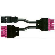 WAGO - Konfektionierte Leitung für steckbare Gebäudeinstallation konfektionierte Y-Leitung 771-5001/226-000 Eca,2xStecker/Buchse