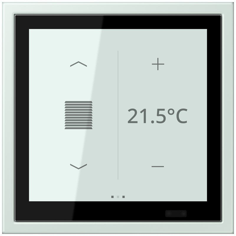 Jung - Bussystem-Mehrfach Bediengerät KNX Raumcontroller LCZ 459 BFD1S 215 ceruleen pale